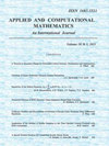 Applied and Computational Mathematics杂志封面